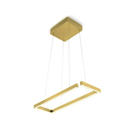 Knapstein Marisa 60 Sonderfarbe goldlack LED Pendelleuchte Ober-/Unterlicht Gestensteuerung dimmbar Lift