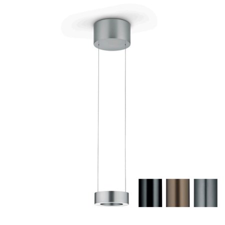 Knapstein Hera-1 LED pendant luminaire - 1 flame top/bottom light gesture control lift dimmable colour selection / special colour
