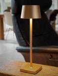 Orange One powerd by TopLight ingenious rechargeable LED table lamp portable, dimmable - rosegold