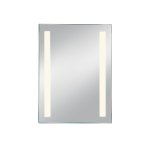 Top Light FineLine LED crystal mirror illuminated, satin finish Size Selection